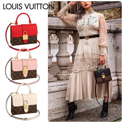 Louis Vuitton MONOGRAM Monogram Street Style 2WAY Leather Party Style Elegant Style 