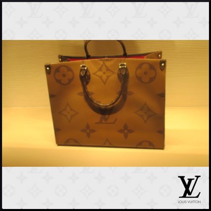 Louis Vuitton MONOGRAM Monogram Unisex Canvas A4 2WAY Totes M44576 