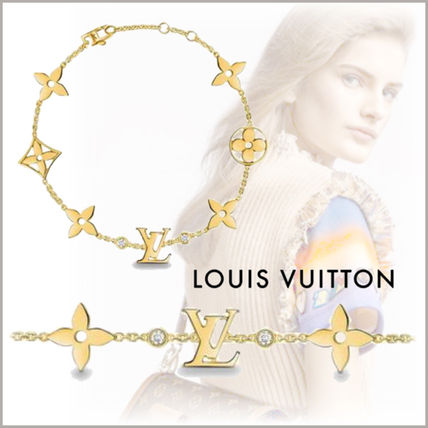 Louis Vuitton 2020 SS Idylle Blossom Monogram Bracelet Yellow Gold And Diamonds Q95588 