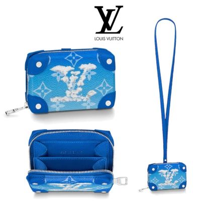 Louis Vuitton MONOGRAM 2020 21AW Monogram Unisex Leather Folding Wallet Chain Wallet Logo M45440 