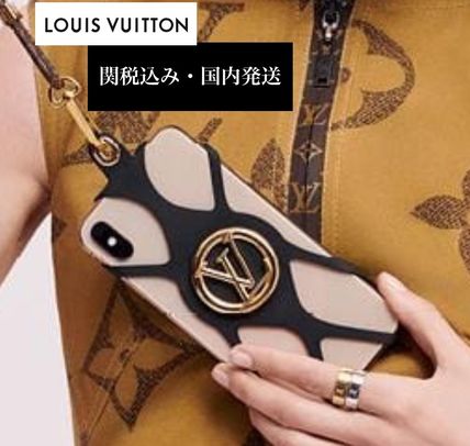 Louis Vuitton Unisex Collaboration Smart Phone Cases 