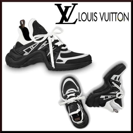 Louis Vuitton 2018 SS Monogram Rubber Sole Casual Style Blended Fabrics Oversized 