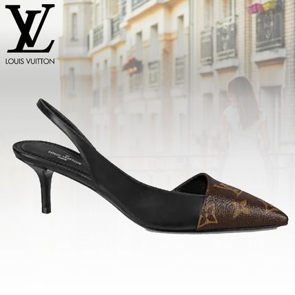 Louis Vuitton Cherie Slingback Pump 1A86GI 