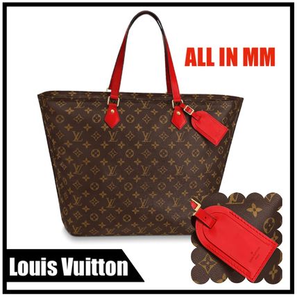 Louis Vuitton MONOGRAM 2020 SS Street Style Leather BostonDuffles 