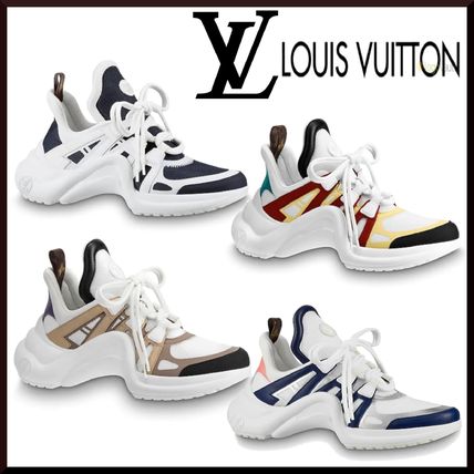 Louis Vuitton 2018 19AW Monogram Rubber Sole Casual Style Blended Fabrics Oversized 