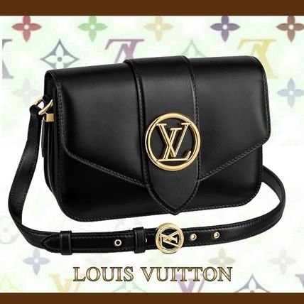 Louis Vuitton PONT NEUF 2020 21AW 2WAY Plain Leather Party Style Elegant Style Crossbody Logo M55948 
