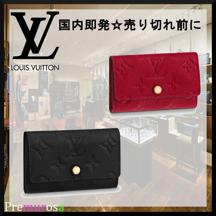 Louis Vuitton Monogram Unisex Leather Logo KeychainsBag Charms M63708 M64421 