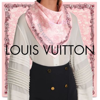 Louis Vuitton MONOGRAM 2020 SS Monogram Wool Silk Blended Fabrics Bi color 