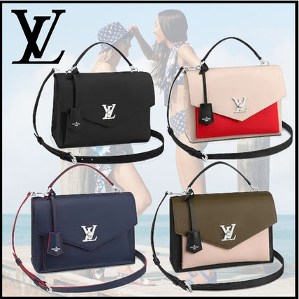 Louis Vuitton MY LOCKME Leather Elegant Style Formal Style Logo Shoulder Bags M55323 M53197 M54849 M53891 
