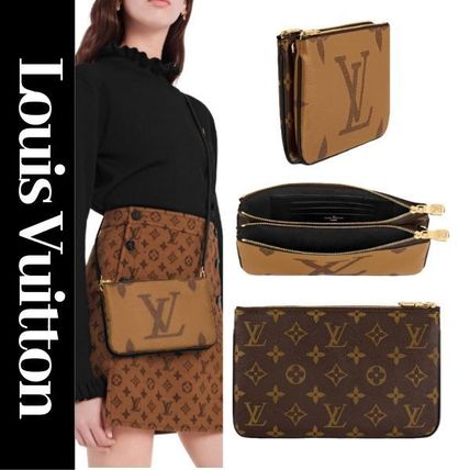 Louis Vuitton Monogram Leather Crossbody Logo Shoulder Bags 