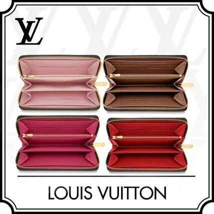 Louis Vuitton 2020 SS Monogram Leather Long Wallet Logo Long Wallets M41896 M41894 M41895 M42616 