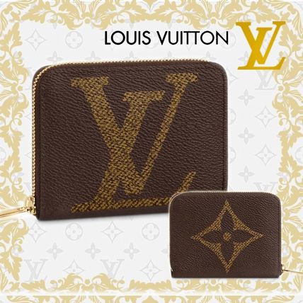 Louis Vuitton MONOGRAM Monogram Folding Wallet Small Wallet Coin Cases 