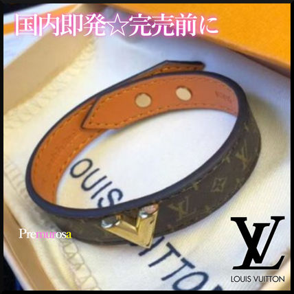 Louis Vuitton 2020 SS Casual Style Unisex Blended Fabrics Leather Party Style M6042E M6042F 