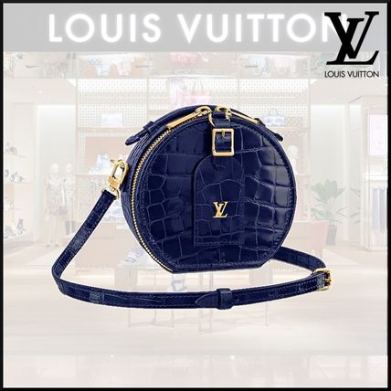 Louis Vuitton Casual Style Crocodile Leather Elegant Style Crossbody Logo N97083 