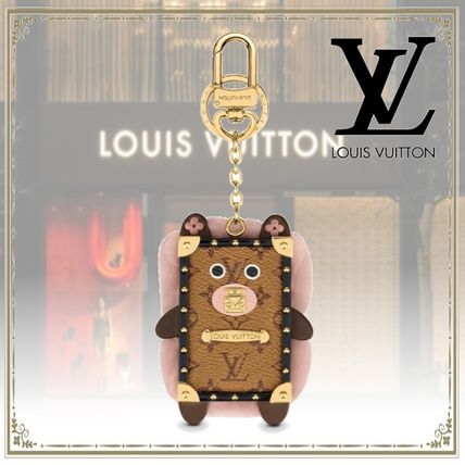 Louis Vuitton 2020 21AW Eye Trunk Bear Bag Charm And Key Holder M69551 