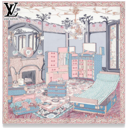 Louis Vuitton Casual Style Unisex Silk Party Style Elegant Style Logo M73799 