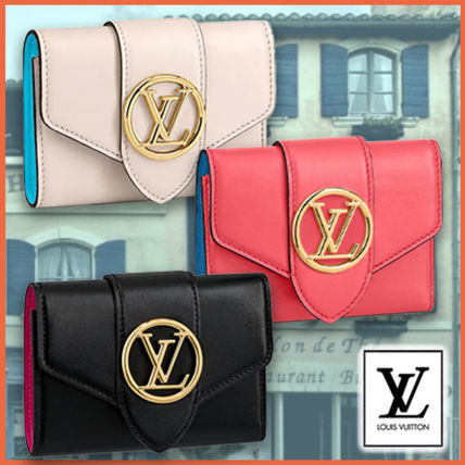 Louis Vuitton 2020 21AW Plain Logo Folding Wallets M69176 