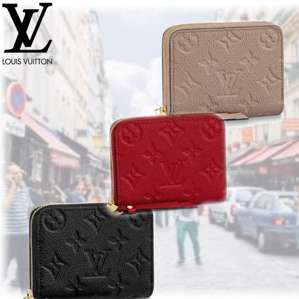Louis Vuitton MONOGRAM EMPREINTE 2020 SS Monogram Leather Logo Coin Cases M63696 M68696 M60574 
