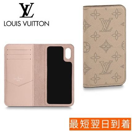 Louis Vuitton Monogram Unisex Leather iPhone X iPhone XS Smart Phone Cases M68885M68886 