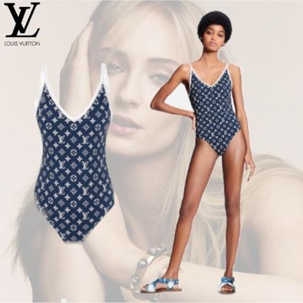 Louis Vuitton 2020 SS Monogram Logo Swimwear 1A7SEG 