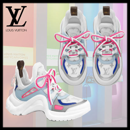 Louis Vuitton 2020 21AW Monogram Casual Style Logo Low Top Sneakers 1A65KA 