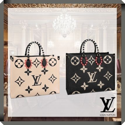 Louis Vuitton 2020 21AW Monogram Leather Logo Totes M45372 M45373 