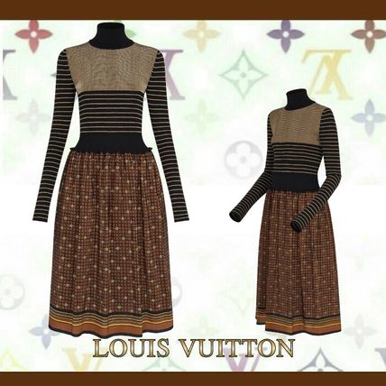 Louis Vuitton 2020 21AW Short Wool Nylon Long Sleeves Party Style Elegant Style Logo 1A835T 1A835S 1A835R 1A835Q 1A835P 