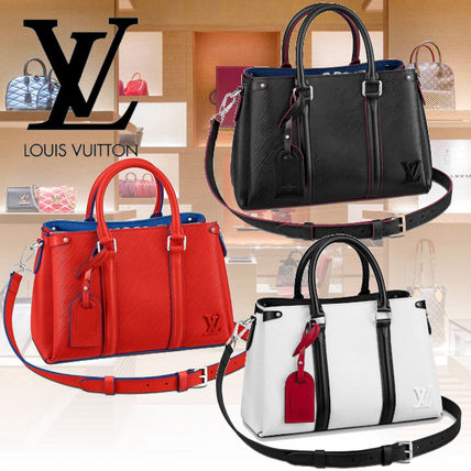 Louis Vuitton Casual Style 3WAY Leather Office Style Logo Handbags M55616 M55613 M55615 