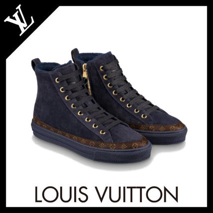 Louis Vuitton Monogram Logo Low Top Sneakers 1A5NE4 