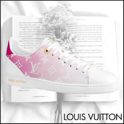 Louis Vuitton MONOGRAM Monogram Casual Style Leather Logo Low Top Sneakers 1A87CE 