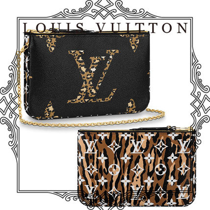 Louis Vuitton MONOGRAM 2019 20AW Pochette Double Zip M67874 