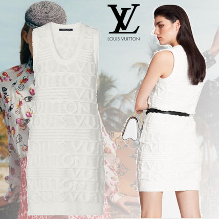 Louis Vuitton 2020 21AW Short Casual Style Tight Wool Blended Fabrics Sleeveless 1A84GU 