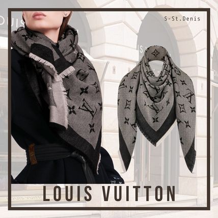 Louis Vuitton MONOGRAM 2019 20AW Neo Natte Monogram Shawl M73677 