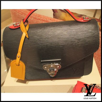 Louis Vuitton EPI Casual Style Plain Leather Elegant Style Crossbody M55403 