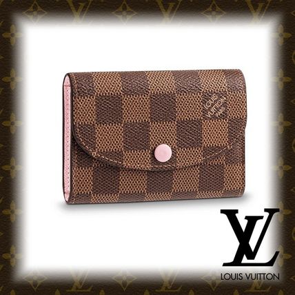 Louis Vuitton DAMIER 2018 19AW Other Plaid Patterns PVC Clothing Small Wallet Coin Cases 