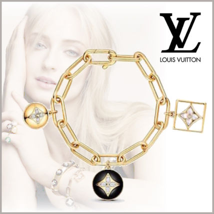 Louis Vuitton 2020 SS Casual Style Chain Party Style 18K Gold Elegant Style Q95757 