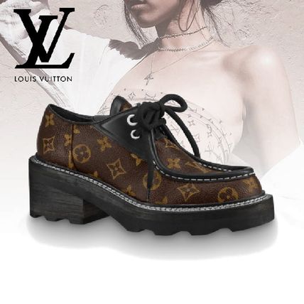Louis Vuitton MONOGRAM 2020 21AW Monogram Rubber Sole Casual Style Leather Elegant Style Logo 1A5SRX 