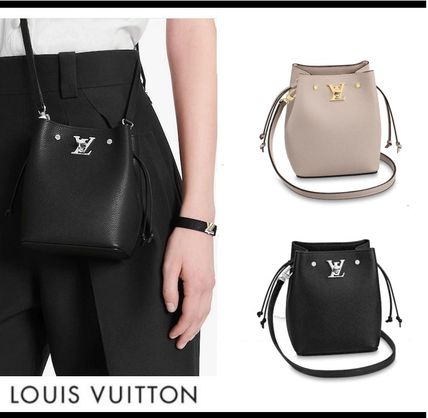 Louis Vuitton LOCKME Casual Style Calfskin Street Style 2WAY Leather 