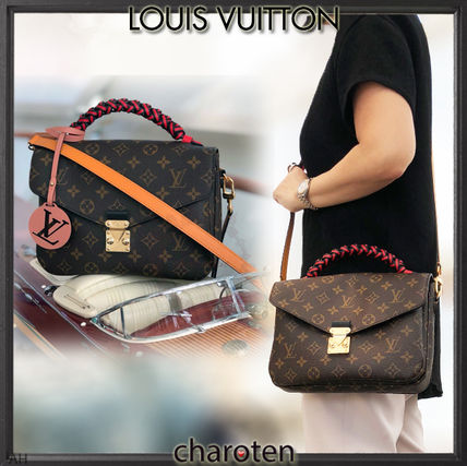 Louis Vuitton MONOGRAM 2018 19AW Monogram Canvas Blended Fabrics 3WAY Bi color Elegant Style 