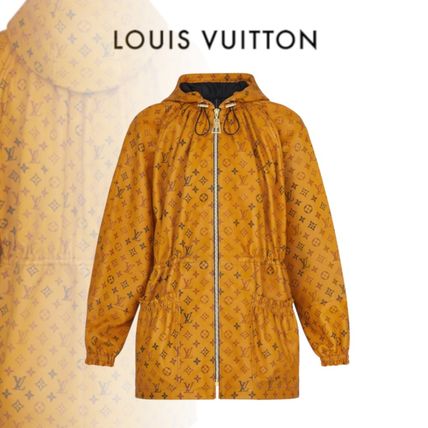 Louis Vuitton 2020 21AW Tattoo Monogram Leather Parka With Hood 1A82VU 