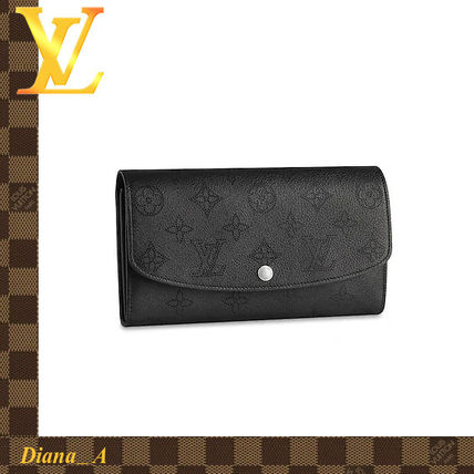 Louis Vuitton MAHINA Leather Folding Wallets 