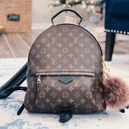 Louis Vuitton 2020 SS Monogram Casual Style Canvas Leather Logo Backpacks 