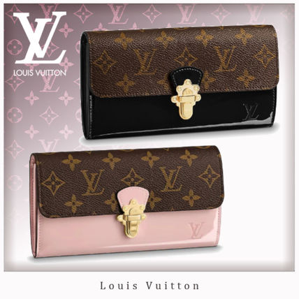 Louis Vuitton MONOGRAM 2019 SS Cherrywood Wallet M62558 M61719 
