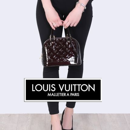 Louis Vuitton ALMA Monogram 2WAY Leather Crossbody Shoulder Bags 