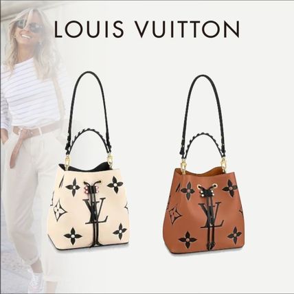 Louis Vuitton NEONOE 2020 21AW Leather Logo Shoulder Bags M56888 M56889 