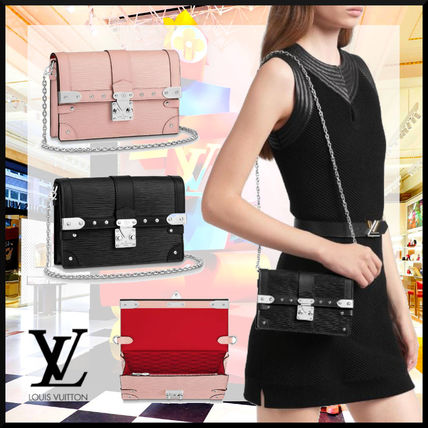 Louis Vuitton EPI Casual Style 2WAY Chain Leather Elegant Style Crossbody Logo M67508 M67507 