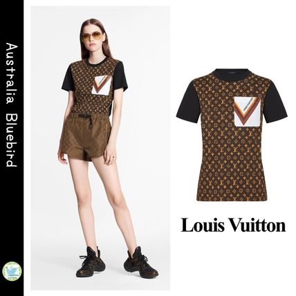 Louis Vuitton Cotton Short Sleeves T Shirts 1A848L 