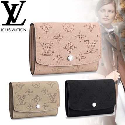 Louis Vuitton MAHINA 2019 20AW Iris Compact Wallet M62542 M62540 M62541 