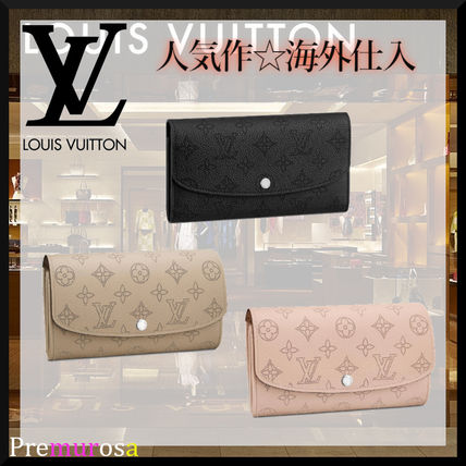 Louis Vuitton Monogram Leather Logo Long Wallets M60145 M60144 M60143 