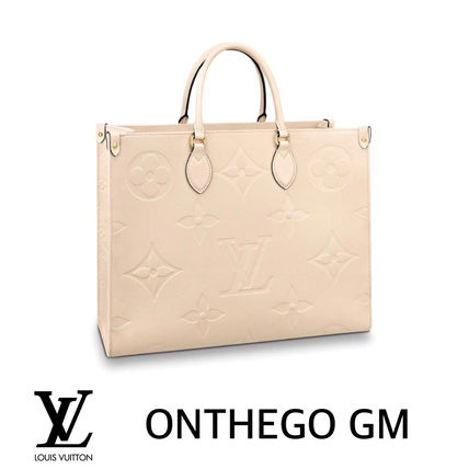 Louis Vuitton MONOGRAM EMPREINTE Monogram Casual Style A4 2WAY Leather Office Style 